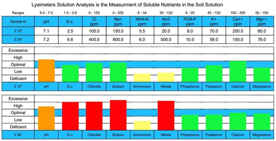 form for soil analysis